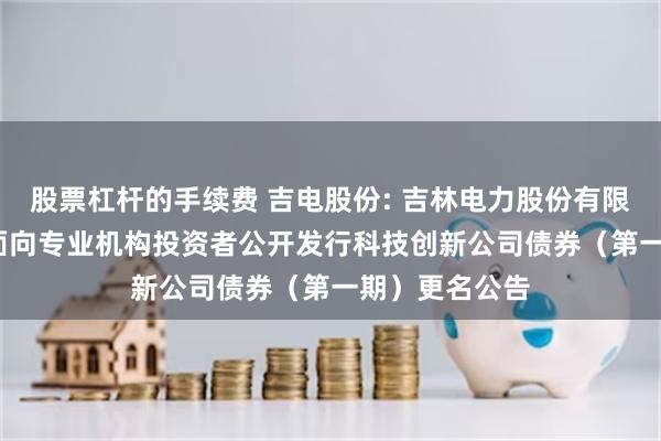 股票杠杆的手续费 吉电股份: 吉林电力股份有限公司2025年面向专业机构投资者公开发行科技创新公司债券(第一期)更名公告